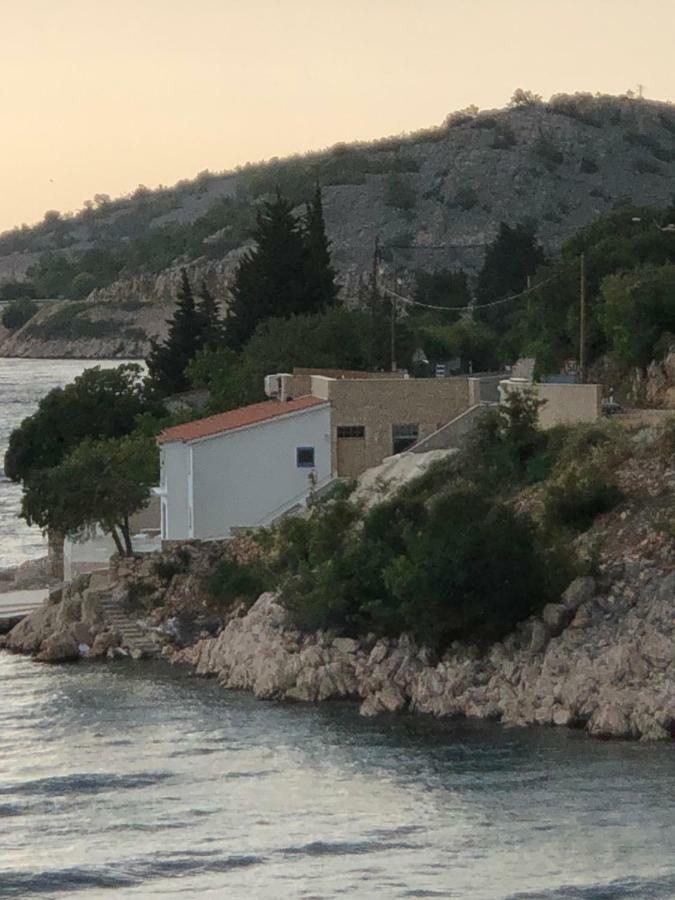 Villa Beline Direct Aan Zee, Verwarmd Zwembad En Sauna Трибани-Крушчица Екстериор снимка